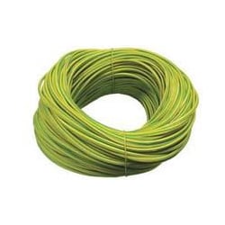 Robson 6.0mm PVC Green & Yellow Sleeving (Hank Of 50 Metres)