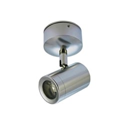 CED LEDSPOT1 1watt 240volt White LED Spotlight Satin Nickel IP44