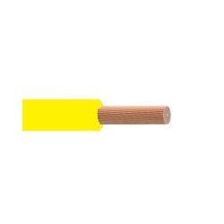 0.5mm Tri-Rated BS6231 Yellow Cable (100 Metre Coil)