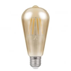 Crompton 4238 5 Watt ES Dimmable 2200k ST64 Squirrel Cage Vintage Lamp