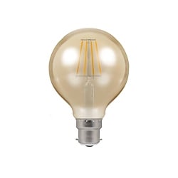 Crompton 4290 5 Watt ES Dimmable 95mm Round Globe Vintage Lamp