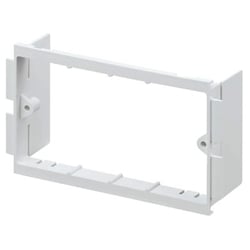 MK VP132WHI Prestige 3D Universal 2 gang accessory Frame 40mm deep