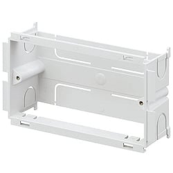 MK VP122WHI Prestige 3D Universal 2 gang open back accessory box