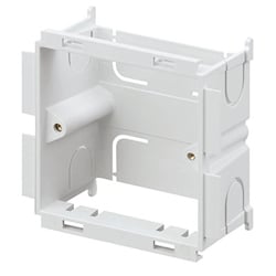 MK VP121WHI Prestige 3D Universal 1 gang open back accessory box