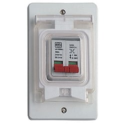 MK VP35WHI Prestige 3D 2 Module Housing with Cover for MCB's or RCD's