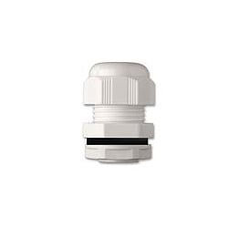 Wiska 10100611 20mm White IP68 Sprint compression gland + locknut Pk=10