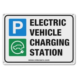 Rolec EVPS0020 Aluminium A5 EV Parking Sign