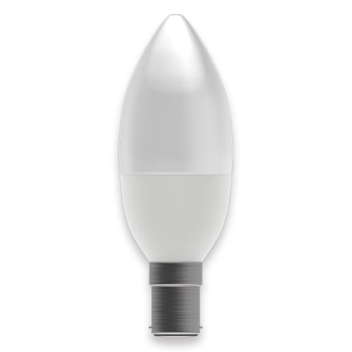 Bell 05854 6w SBC LED 2700k Dimmable Opal Candle Lamp