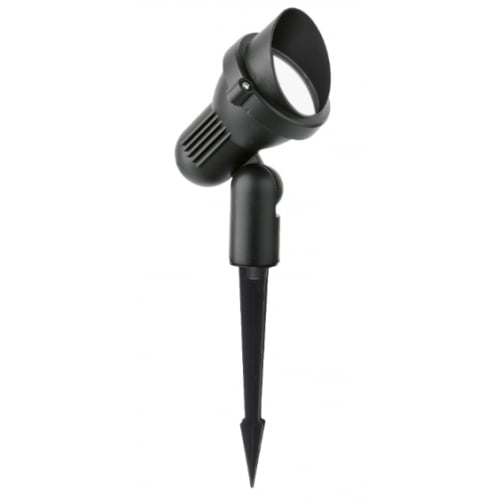 Aurora EN-SL1 GU10 Single Spike Light IP65 Black