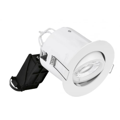 Aurora EN-DLM982X GU10 240v Fire Rated Adjustable Downlight. Lamp and Bezel not included