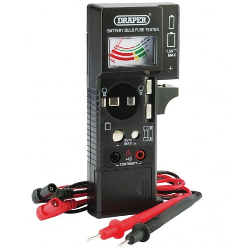 Draper 90478 Battery, Bulb & Fuse continuity tester