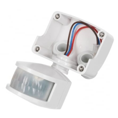 Timeguard LEDPROSLWH White IP55 Plug and Play PIR