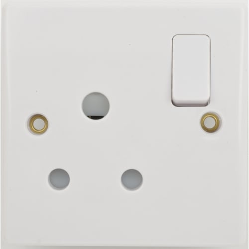 Schneider GU3090 Ultimate 1 Gang 15amp Flush White Switched Socket