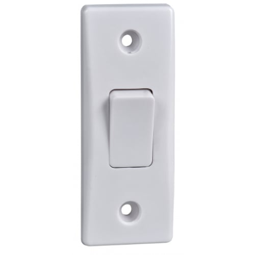 Schneider GU1012A Ultimate 1 Gang 2 Way Architrave Switch White