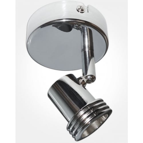 Eterna SPOT1CR 1 x GU10 240v Polished Chrome Single Spotlight Fitting