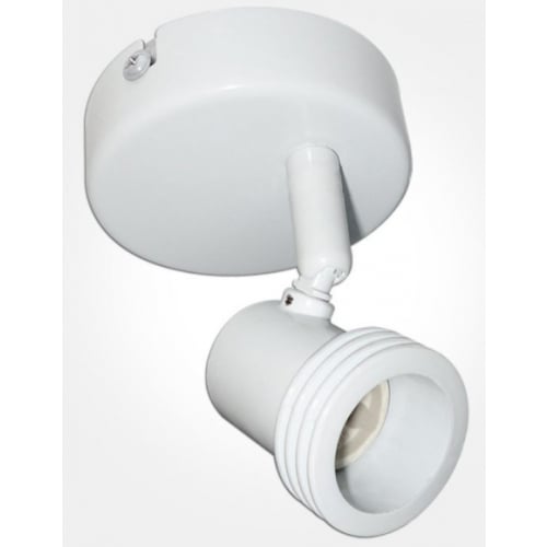 Eterna SPOT1WH 1 x GU10 240v White Single Spotlight Fitting