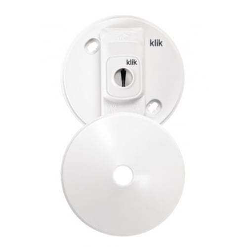 Hager Klik CR64AX 6amp 4pin plug-in ceiling rose white