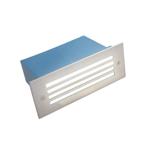 CED LEDBRICK16 Blue LED 240v IP68 Satin Chrome Bricklight fitting