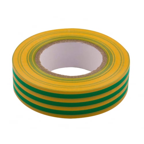 Unicrimp 1933YG 19mm x 33 Metre Green & Yellow Insulation Tape