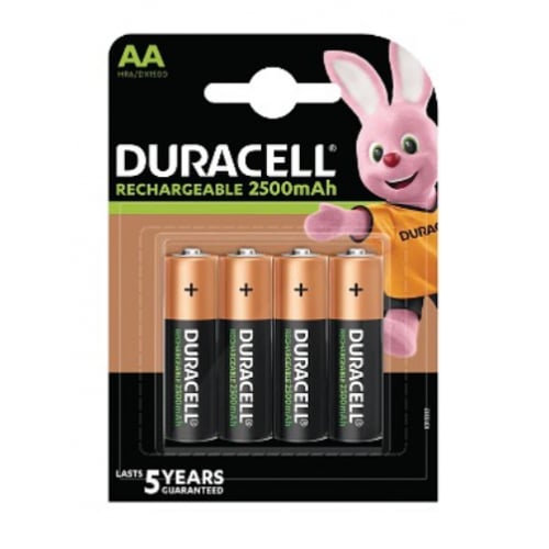 Duracell AA PK4 Staycharged Precharged batteries