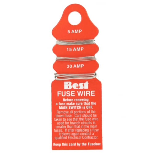 Dencon Card of fusewire 5 ,15 & 30amp