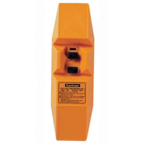 Powerbreaker J62T 240V DP 16amp Max. 30mA 40mS Inline RCD Orange Body