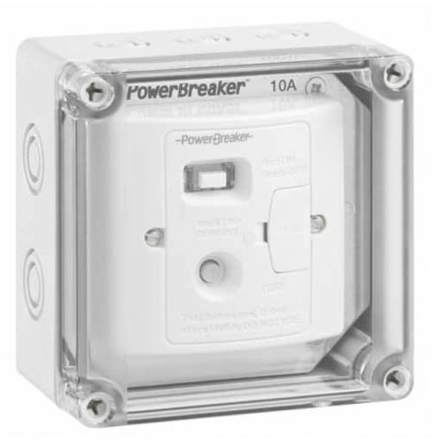 Powerbreaker H92IP-X RCD 13amp IP67 Weatherproof Latching Fuse Spur