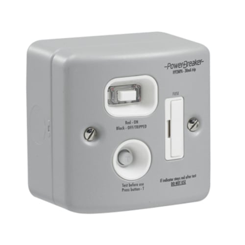 Powerbreaker H92MPAPN-C 13A Metalclad RCD Connection Unit 30ma Passive