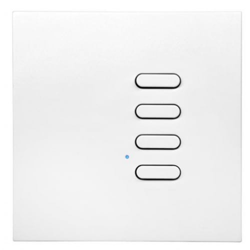 Wise Box WISEINTENSE4WH White Intense 4 Channel Wall Switch TVTXI868BB01MR