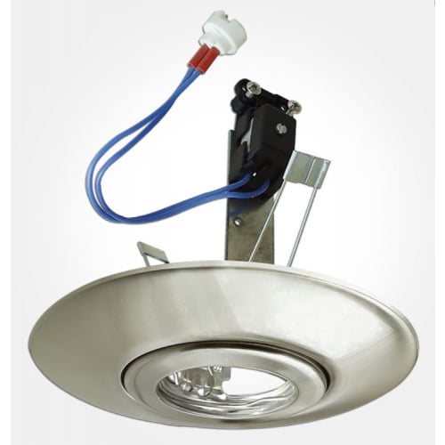 Eterna CR80SN Satin Nickel Ceiling Downlight Converter with GU10 & LV