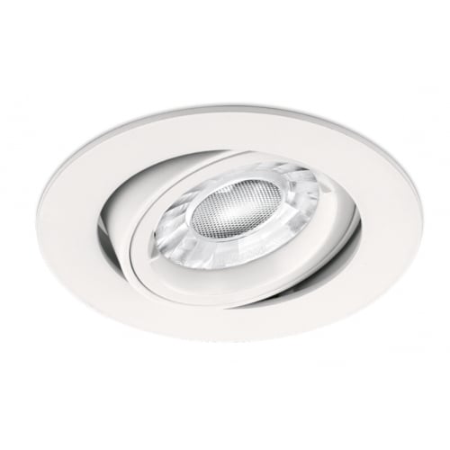 Aurora EN-DLM357MW Matt White GU10 Adjustable Tilt Downlight