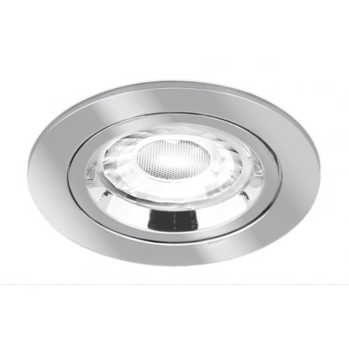 Aurora EN-DLM356PC Polished Chrome 240volt GU10 fixed downlight