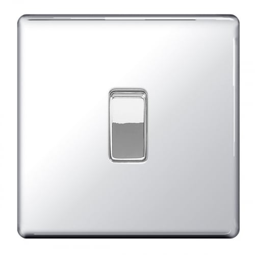 BG FPC13-01 1 Gang Intermediate Switch Polished Chrome