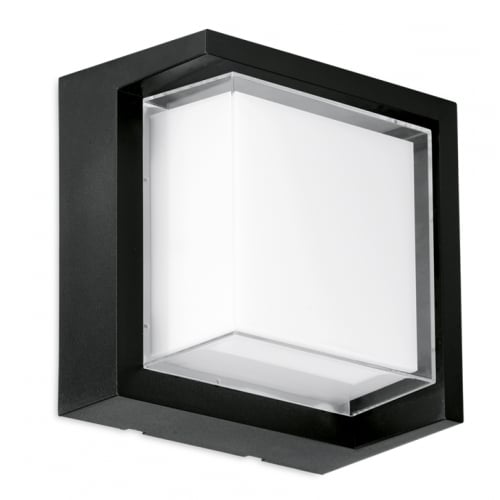 Enlite WL3/CS 10w LED IP65 Square Cowl Bulkhead Colour Switchable