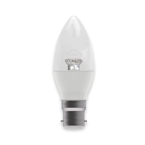 Bell 60504 2.1w BC LED Candle Lamp 2700k Clear 250 lumens