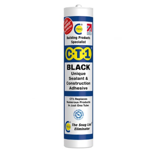 C-Tec 535106 CT1 Black Multi-purpose Sealant