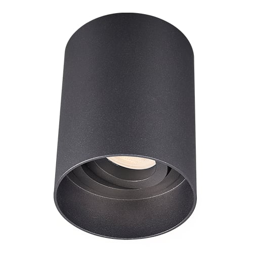 Aurora AU-SM2BLK Baffled Adjustable GU10 Surface Downlight