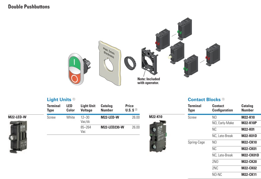 Eaton m22-ck01. Eaton m22-ck10. Eaton m22-d-g-x1/k10. M22 характеристики.